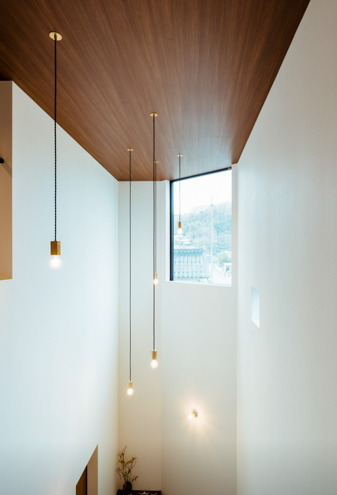 Pendant Light S / L (真鍮無垢 六角)