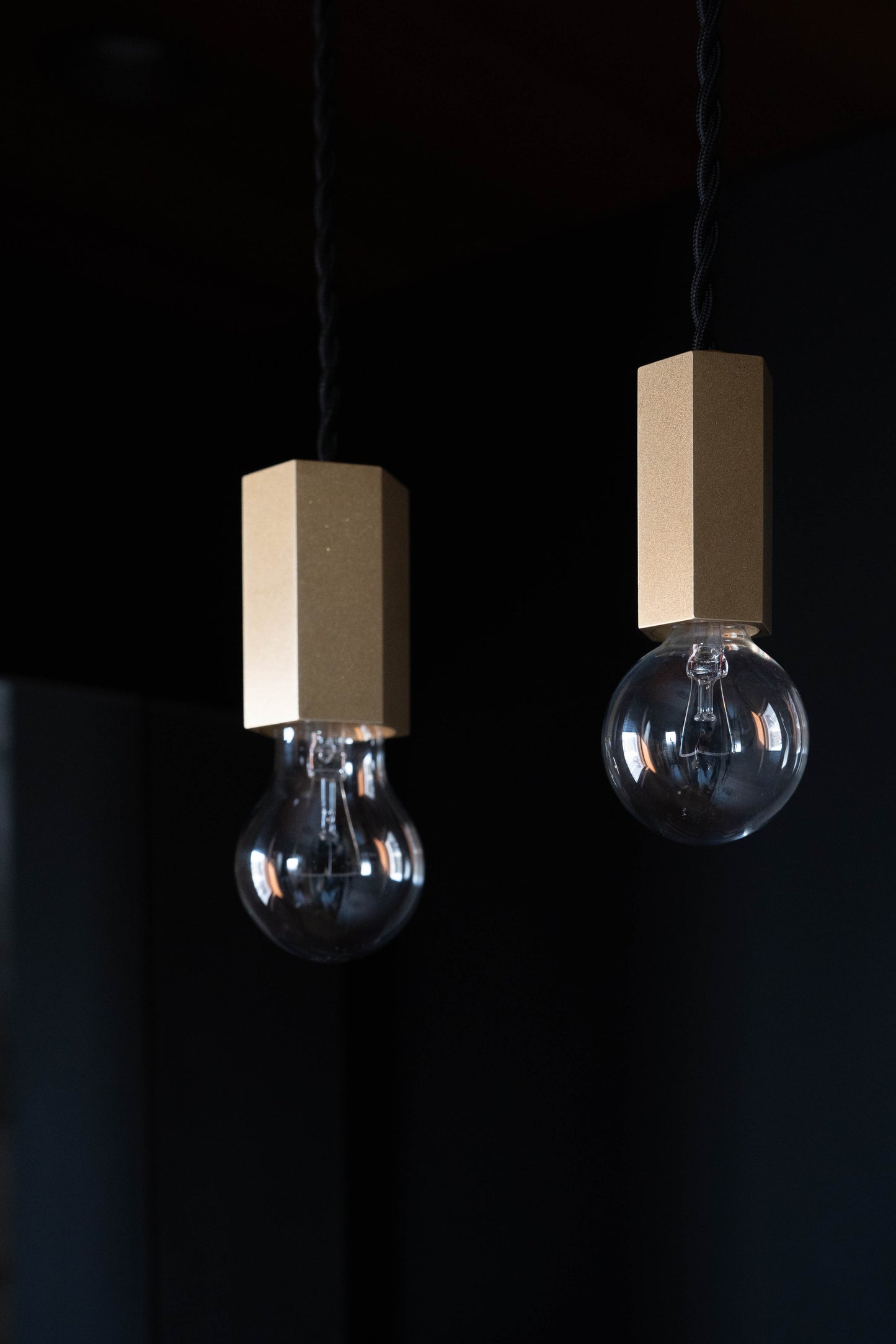Pendant Light S / L (真鍮無垢 六角)