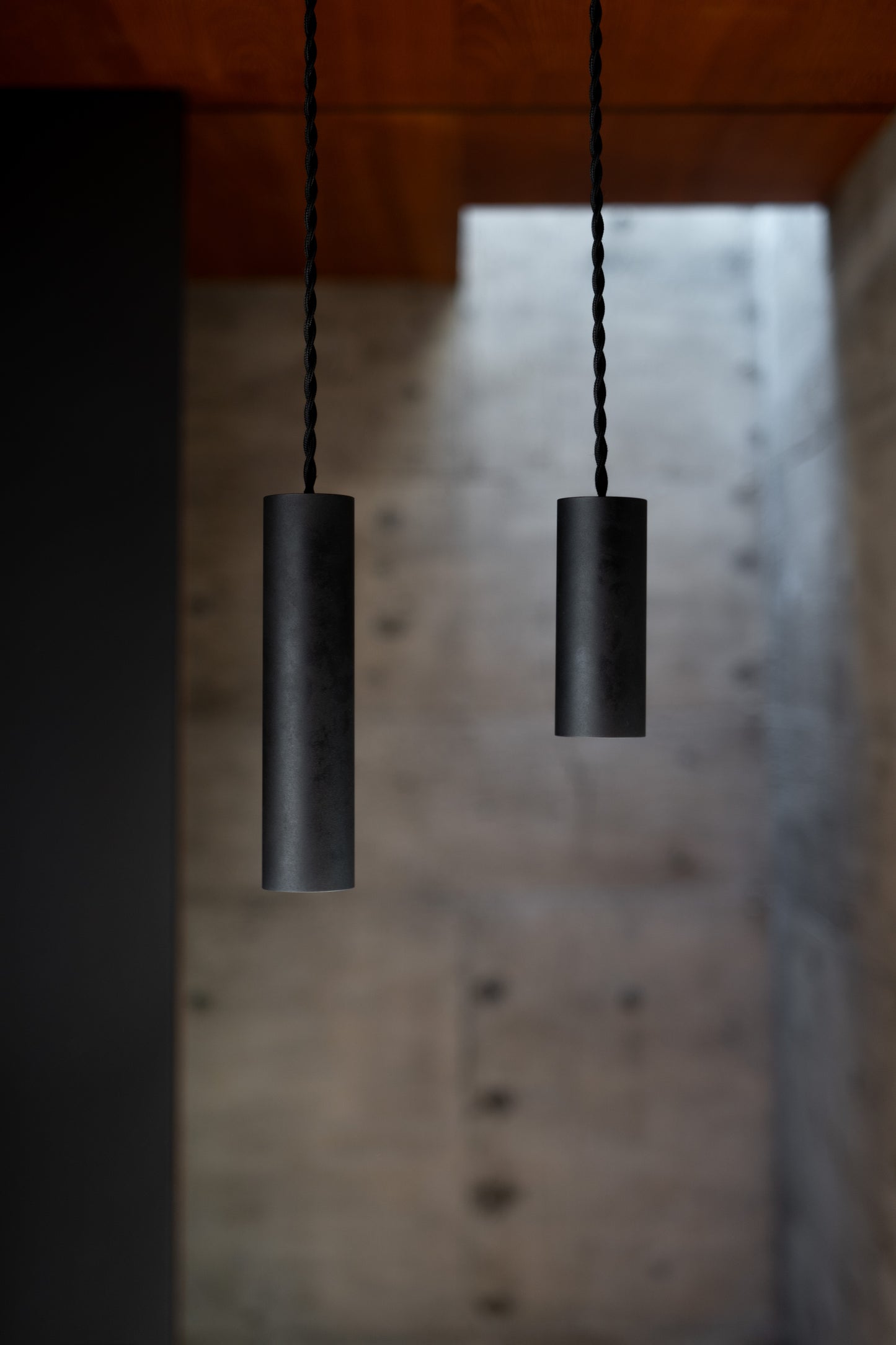 Column Light S / L (真鍮黒染め 丸)
