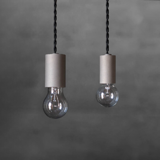 Pendant Light S / L (真鍮灰染め 丸)