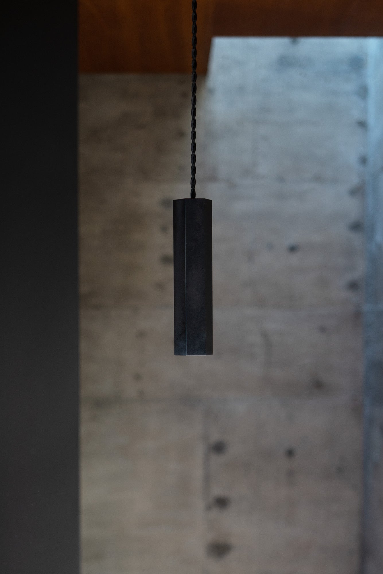 Column Light S / L (真鍮黒染め 六角)