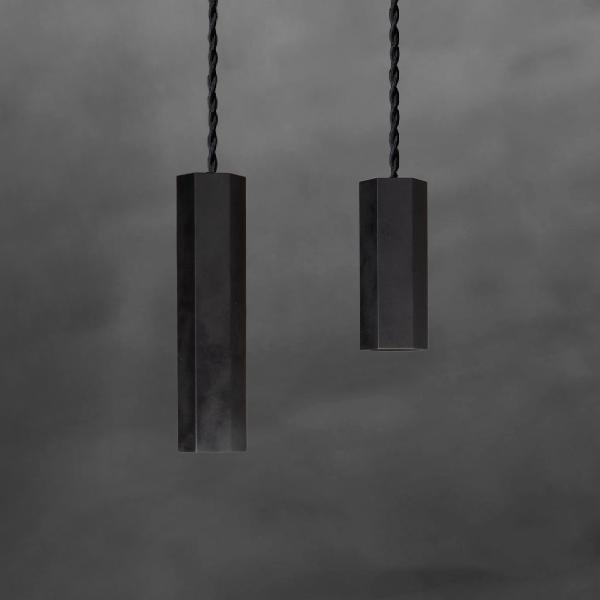 Column Light S / L (真鍮黒染め 六角)
