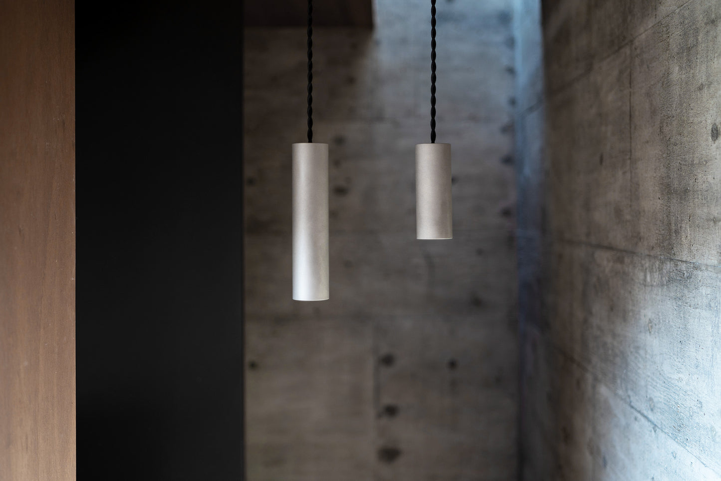 Column Light S / L (真鍮灰染め 丸)