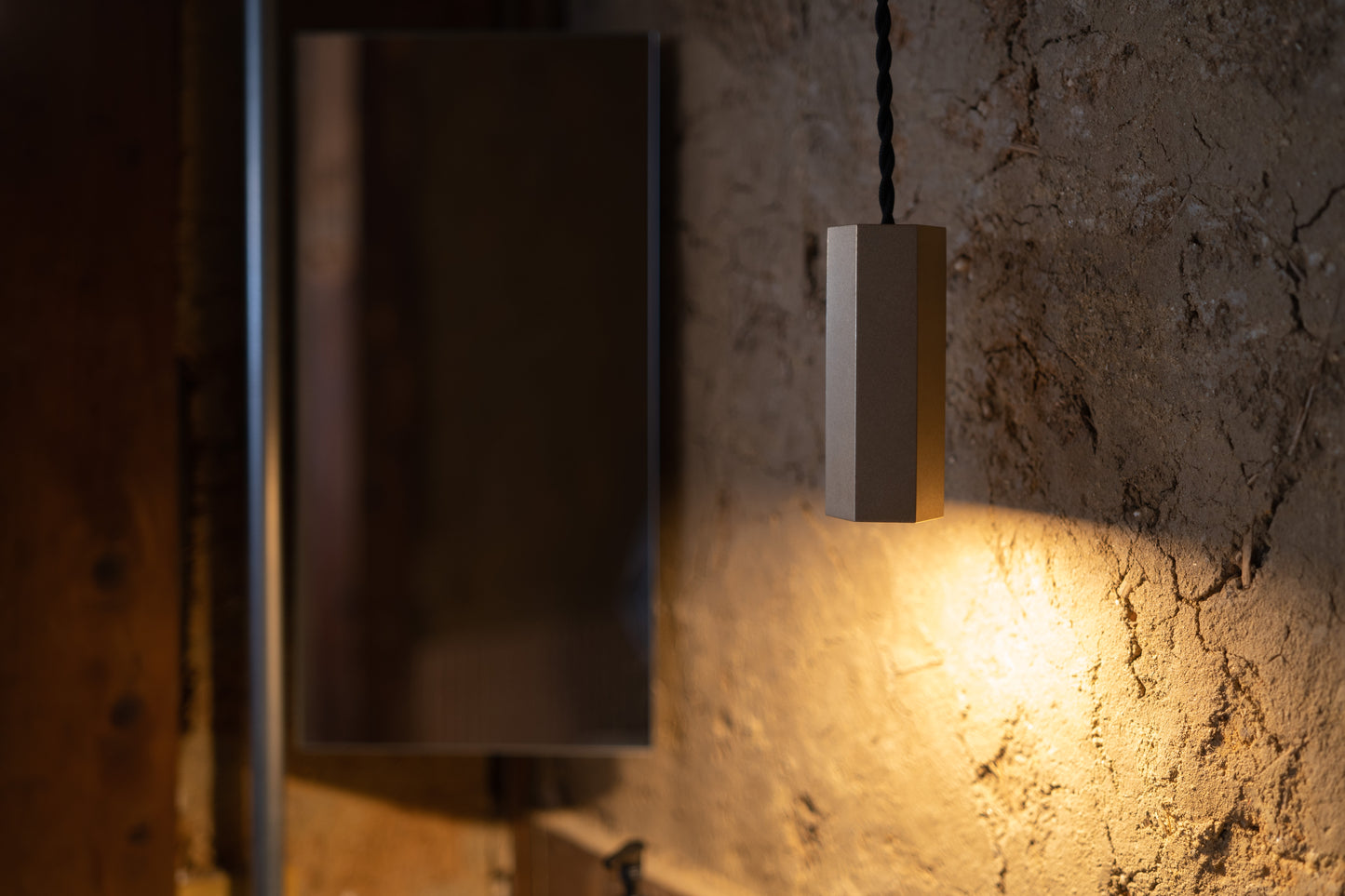 Column Light S / L (真鍮無垢 六角)