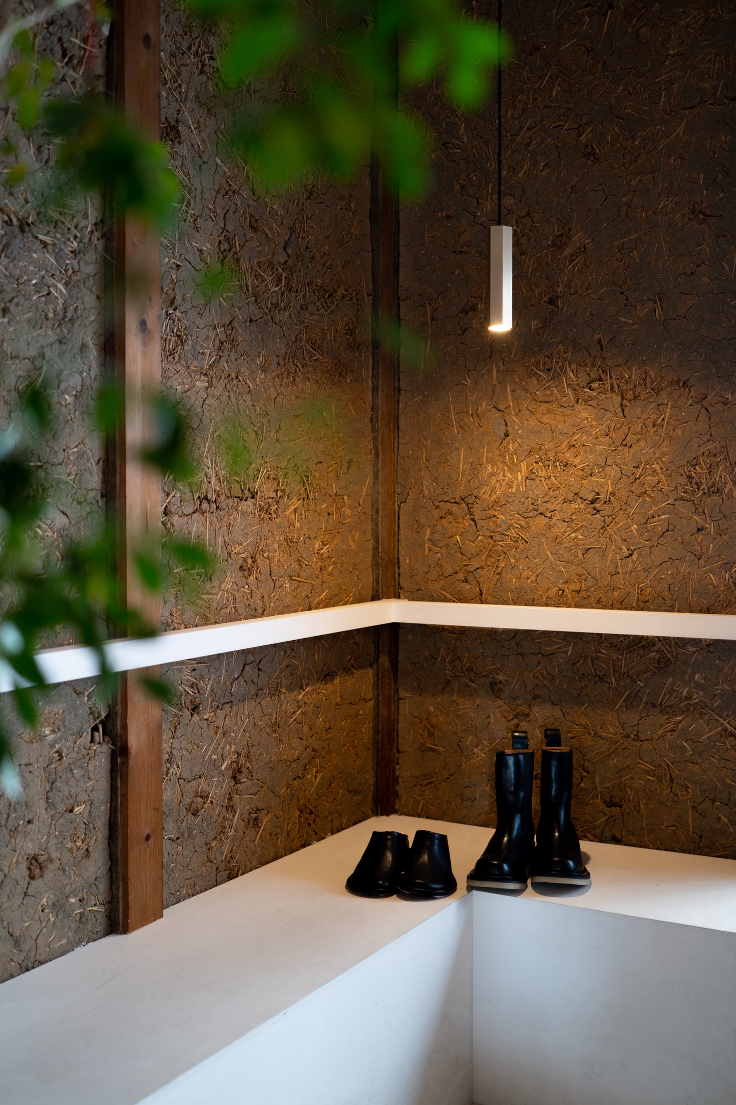 Column Light S / L (真鍮無垢 六角)