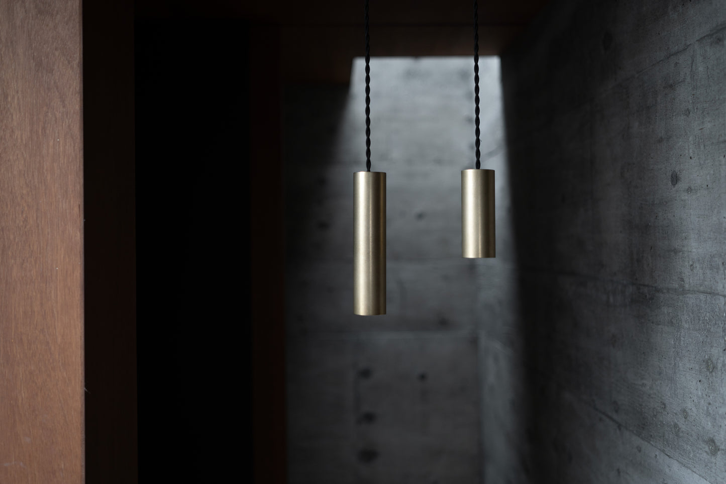 Column Light S / L (真鍮無垢 丸)