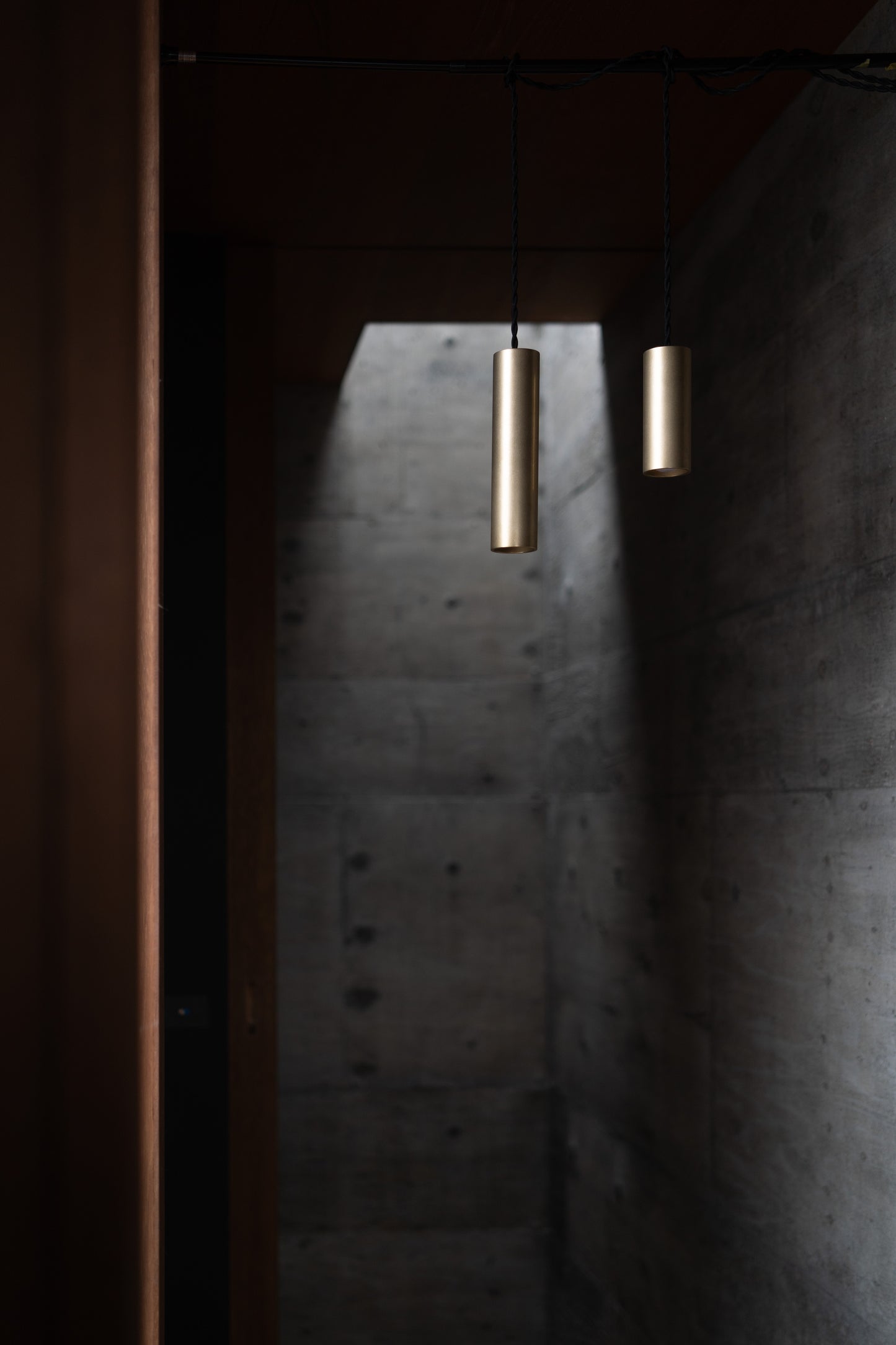 Column Light S / L (真鍮無垢 丸)