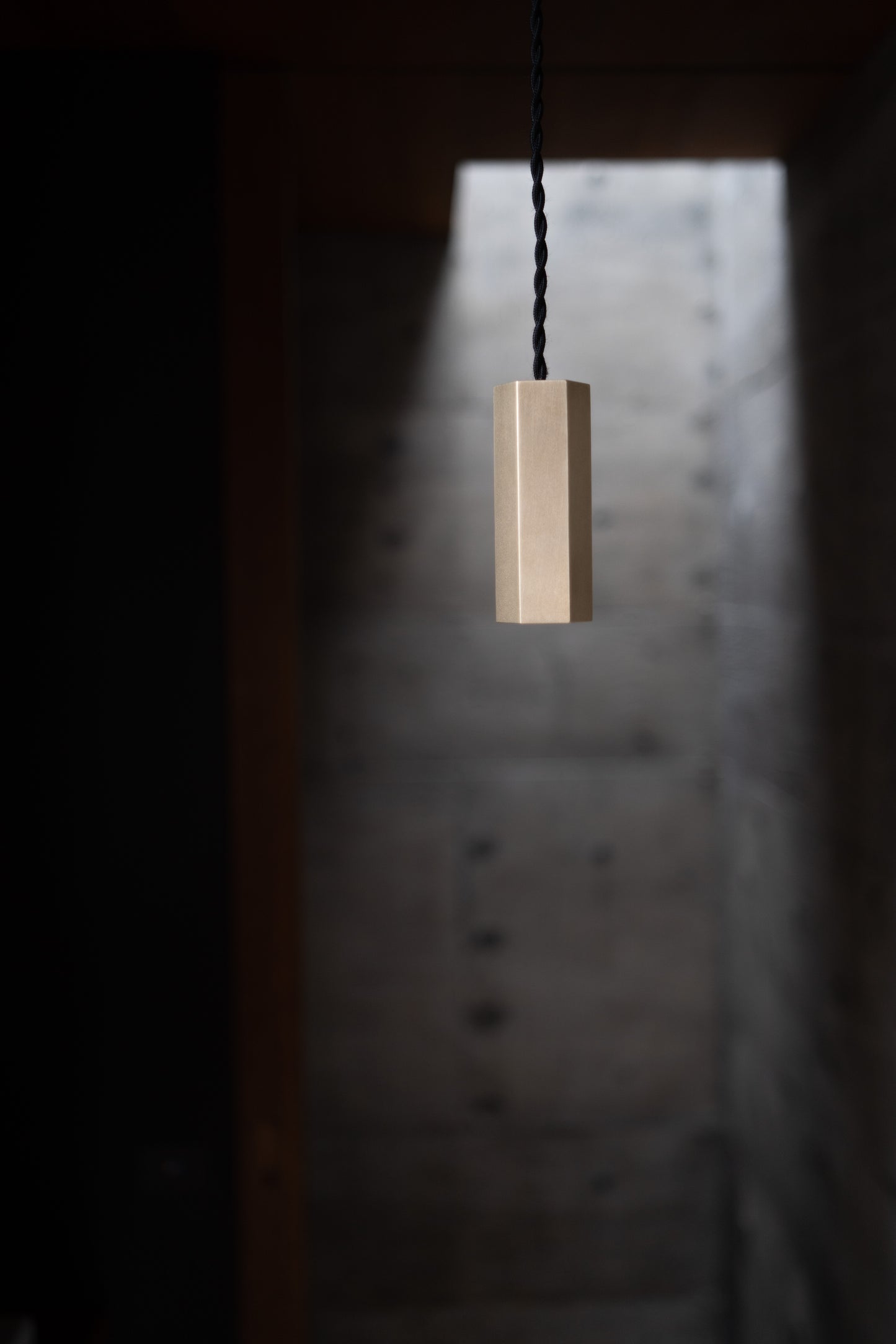Column Light S / L (真鍮無垢 六角)